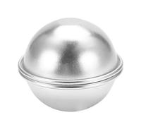 OEBUAFI Moldes de Aluminio para Bombas de Baño, Juego de 9 Formas de Moldes de de Metal con Formas Circulares de Concha de Estrella de Mar, Aleación de Grado Alimenticio para Hacer (3)
