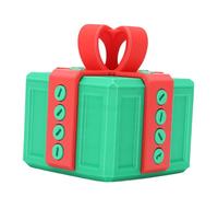 OEBUAFI Molesta Caja de Regalo, Tornillos Anidados y Mecanismo Giratorio para una Aventura Práctica de Desempaquetado, con Llave Interna para Cumpleaños, Vacaciones y Aniversario (Rojo+Verde)