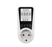 OEBUAFI Monitor de Consumo Eléctrico, Medidor de Potencia 110V-130V con | CA 120V 15A Máx, Pantalla LCD, Alarma de Sobrecarga, Batería Recargable Integrada, Función de Reinicio, 7 Modos de