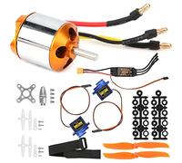 OEBUAFI Motor 2217 KV1250 + Hélice 8060 + Motor de Dirección + 40A XT60 ESC para Helicóptero RC Proporciona un Mejor Rendimiento para Aficionados a RC