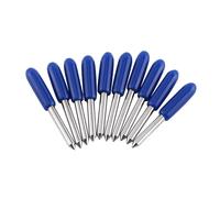 OEBUAFI OEBUAFI Cuchillo Cortador de Trazador Hoja de Vinilo de Alta Dureza 10 Piezas para Medios Adhesivos de Color Corte de Vinilo Estándar para Trazadores de Corte Material de Carburo