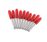 OEBUAFI OEBUAFI Cuchillo Cortador de Trazador Hoja de Vinilo de Alta Dureza 10 Piezas para Medios Adhesivos de Color Corte de Vinilo Estándar para Trazadores de Corte Material de Carburo