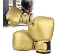 OEBUAFI OEBUAFI Un par de de Boxeo para Niños de Cuero de PU, de Boxeo de Esponja Suave para Niños con Diseño de Gancho, Adecuados para Entrenamiento de Combate con Saco de, Negro, 9,06 X