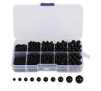 OEBUAFI Ojos de Plástico para Bricolaje, 1380 Piezas de Juguetes para Hacer Ojos Artesanales para Muñecas, Osos, Juguetes de Peluche, Kit de Suministros para Manualidades con Caja de