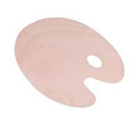 OEBUAFI Paleta de Pintura de Madera Vintage Bandeja de Pintura Acrílica Tablero de Mezcla de Al óleo para Artistas Adultos Niños con Orificio para el Pulgar Superficie Lisa 30x40