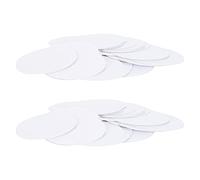 OEBUAFI Papeles para Insignias de Bricolaje, Respetuosos con el Medio Ambiente, 100 Piezas para Reemplazo de Niños y Papel para Insignias de Bricolaje, Regalo de para Manualidades Infantiles, 44 Mm