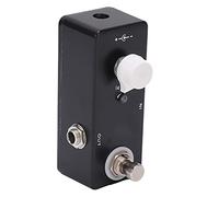 OEBUAFI Pedal de Efectos de Guitarra True Bypass Atenuador de Volumen Control de Perilla única para un Sonido Claro Negro
