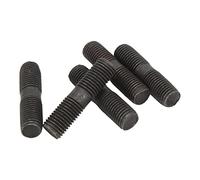 OEBUAFI Pernos del Colector de Admisión M10-1.25, Kit de Pernos | Accesorios de Tornillo Roscados de Doble Extremo, Accesorios de Repuesto Resistentes a la Corrosión para Culata de