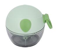 OEBUAFI Picadora de Ajos con Cuerda Manual, Picadora de Hoja de Acero Inoxidable Resistente para Corte Rápido, Ideal para Alimentos Saludables para Bebés, 1 de Ajos Manual (GREEN #11)