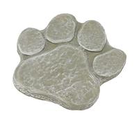 OEBUAFI Piedra Conmemorativa de Huella de Perro, Monumento para Mascotas para Recordar la Pérdida de Mascotas Debajo de su árbol Favorito, Grabado en Forma de Pata para Tumba de Césped (Verde Musgo)