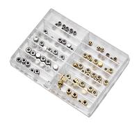 OEBUAFI Piezas Variadas de Coronas de Relojes Herramienta de Reparación Duradera para Relojeros y Trabajadores Reparadores de Relojes 10 Compartimentos de 3,5 Mm a 5,0 Mm de Tamaño para una Escena de