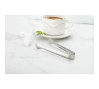 OEBUAFI Pinzas de Acero Inoxidable para Azúcar, 10 Piezas Mini Pinzas de Servir con Borde Pulido para Cubitos de Hielo, Aperitivos y Fruta (SILVER)