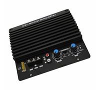 OEBUAFI Placa Amplificadora de Coche Profesional de 12V, Amplificador de Placa de Subwoofer de Aleación de Aluminio de Alta Potencia, Subwoofer Fácil de Empujar para Coche