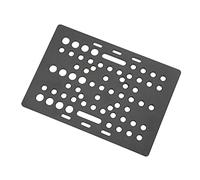 OEBUAFI Placa de Portal Anodizada Negra para Alta Resistencia y Larga Duración, Ampliamente Utilizada en Taladros (Junta)