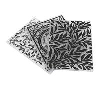 OEBUAFI Plantilla de Estampado, Herramientas de Artesanía de Papel de Plástico de Para Hacer Tarjetas DIY, álbum de Recortes, 3 uds. Para Obras Maestras de Textura
