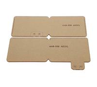 OEBUAFI Plantilla de Tarjeta Acrílica Transparente para Artesanía en Cuero, Práctica Herramienta de Bricolaje Transparente para Cortar Patrones, Ideal para Cualquier Entusiasta del Bricolaje, 2