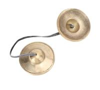OEBUAFI Platillos Tibetanos Tingsha, Campanas de Meditación de Latón, Símbolos Propicios Hechos a Mano para Terapia de Sonido de Yoga con Tono Claro y Agradable