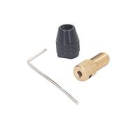 OEBUAFI Portabrocas Eléctrico de 3 Mordazas con Función de Autoapriete, Incluye Varilla de Extensión y Llave Hexagonal, Ideal para Esmerilar y Pulir, Se Adapta a Microtaladros Eléctricos, (Agujero