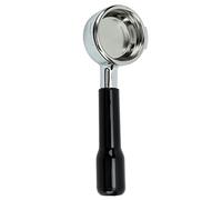 OEBUAFI Portafiltro de café, Portafiltro sin Fondo de 58 Mm con Cesta de Filtro de Acero Inoxidable, para Máquinas de Expobar Rancilio EM19M2 Gemilai Casadio Comercial Doméstica de 58 (BLACK)