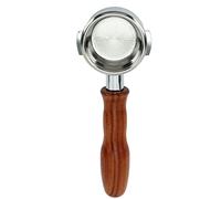 OEBUAFI Portafiltro de café, Portafiltro sin Fondo de 58 Mm con Cesta de Filtro de Acero Inoxidable, para Máquinas de Expobar Rancilio EM19M2 Gemilai Casadio Comercial Doméstica de 58 (Estilo 3)