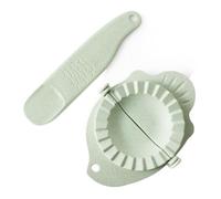 OEBUAFI Prensa para Hacer Bolas de Masa, Utensilio de Cocina Colgante con Diseño Multifuncional y Cuchara para Rellenar, para Hacer Bolas de Masa de Varios Sabores (GREEN)