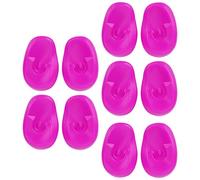 OEBUAFI Protector de la Cubierta del Oído del Tinte del Cabello Protectores de Oído Ligeros de Silicona para el Salón de Coloración del Cabello 10 Piezas para el Protector del para la Ducha