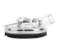 OEBUAFI Protector de Polvo Universal, con Borde Delantero Desmontable y Tres Tornillos Ajustables, Captura el 99.5% de Partículas en Suspensión, para Amoladoras Angulares de 115 Mm en
