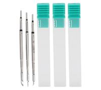 OEBUAFI Puntas para Cautín, Juego de 3 Puntas Intercambiables de Acero Inoxidable con Cortador de Formas Puntiagudas y Dobladas, Compatible con Estaciones JBC Sugo Aifen Quick y T210