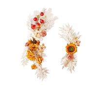 OEBUAFI Ramo de Flores Artificiales Seda Floral, Decorativo 80x30cm 50x18cm con 4 Correas de Amarre, para Boda Hogar Interior Exterior (222.00)