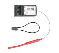OEBUAFI Receptor RC Compacto de 2,4 GHz y 6 Canales para I6 I10 TH9X FS CT6B FS T6 Transmisor Conexión Rápida para Aviones y Helicópteros Plástico Gris 1,8 X 0,9 X 0,5 Pulgadas