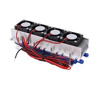 OEBUAFI Refrigeración Semiconductora Dispositivo de Refrigeración por Aire Eficiente de 12 V y 4 Chips TEC1-12706 para de Espacios Pequeños, Trabajo Estable, Adecuado para de Espacios de 20 L
