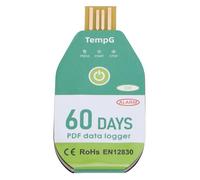 OEBUAFI Registrador de Datos de Temperatura USB PDF Desechable con Monitoreo Preciso y Gran Almacenamiento de Datos para Logística de Cadena de Frío en Cajas de Distribución e Instalaciones de (60