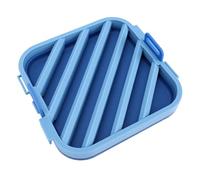 OEBUAFI Rejilla de Asado de Silicona para Freidora, Bandeja Elevada de | Silicona Resistente Al Calor, Bandeja para Hornear Apta para Lavavajillas, 16,5x17x4,1 Cm, Se Adapta a Freidoras y Hornos