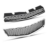 OEBUAFI Rejilla Parachoques Set Cromo Marco Reemplazo para Equinox | Kit de Rejilla de Radiador e Inferior, Moldura Frontal Compatible con Chevrolet Equinox Versión EE. UU., Construcción de