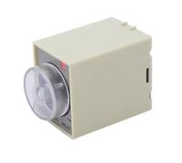 OEBUAFI Relé de Retardo de Tiempo, Control de Sincronización de Alta Precisión Resistente Al Desgaste para Dispositivos AC200-220V, Ideal para Uso Doméstico e Industrial, 1 Unidad (ST3PF 6M)