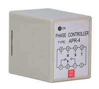 OEBUAFI Relé Protector de Fase Dispositivo de Protección de Motor a Prueba de Agua para Ventilador de Bomba, Controlador de Secuencia de Fase Confiable para Motor, Bomba y Ventilador (220V)