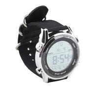 OEBUAFI Reloj Deportivo Digital Resistente a la Lluvia para Hombres, Cuenta con Zona Horaria Dual y Cronómetro, Ideal para Deportes y Aventuras Al Aire Libre, Correa de Nailon Duradera (Black)