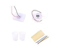 OEBUAFI Reloj Educativo de Patatas de Juguete, Kit de Tecnología de Bricolaje, CREA una Experiencia de Aprendizaje Divertida para Niños, Utiliza Patatas como Batería (como se Muestra)