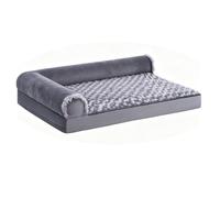 OEBUAFI Respaldo en Forma de L del sofá Cama para Perros, Alta Resistencia Lavable Desmontable (101x80x19cm / 40x31,5x7,5 Pulgadas Dentro de 40kg)