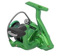 OEBUAFI Rueda de Pesca Giratoria de Alta Velocidad 5,2: 1, Cuerpo de Metal Fuerte para Pesca en Agua Dulce y Salada, Ideal para Caña de Balsa, Caña de Mar (MX2000)