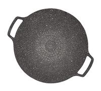 OEBUAFI Sartén Teppanyaki, Placa de Barbacoa Coreana Parrilla de Barbacoa Sartén Circular Antiadherente para el Hogar Estufa Al Aire Libre Fiestas de, (Tipo Universal 30cm Tipo Universal 30cm)