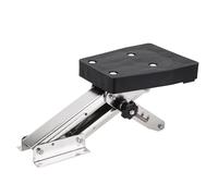 OEBUAFI Soporte de Motor Fuera de Borda de Acero Inoxidable 304 110 Lb | Soporte Ajustable de 5 Posiciones, Ancho de Almohadilla del Motor de 8 Pulgadas, Elevación Asistida por Resorte, Incluye