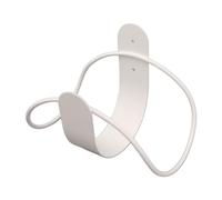 OEBUAFI Soporte para Manguera de Jardín de Acero Inoxidable, Gancho de Montaje en Pared Resistente para Cable de Extensión de Manguera de Agua, Cable de Soldadura, con Diseño Inoxidable (WHITE)