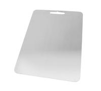 OEBUAFI Tabla de Cortar de Titanio, Tabla de Cocina de Metal sin Costuras e Inodoro para Picar Verduras, Amasar Masa, de Preparación de Alimentos Pure Ti (46 * 30cm)