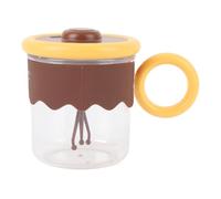 OEBUAFI Taza de Café Eléctrica Recargable 400ml con Mezclador Automático e Interruptor de 2 Botones para Proteína en Polvo Batidos (Color café)