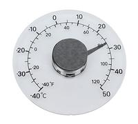 OEBUAFI Termómetro para Puerta de Ventana, Elegante Diseño Transparente, Fácil de Instalar, Medidor de Temperatura Analógico con Pieza Bimetálica de Alta Sensibilidad, para Uso en