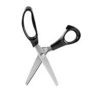 OEBUAFI Tijeras Dentadas, Tijeras de Confección de Acero Inoxidable de 23 Cm con Dientes Triangulares de Tela Artesanales Profesionales para Coser (zm)