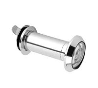 OEBUAFI Visor de Puerta de 220 Grados, Mirilla con ángulo de Visión Amplio con Cubierta de Privacidad Resistente para Puertas de Madera, Fibra de Vidrio o Metal