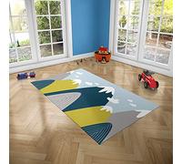 Oedim Alfombra Infantil Dibujos en Estrellas para Habitaciones PVC | 95 x 165 cm | Moqueta PVC | Suelo vinílico | Decoración del Hogar | Suelo Sintasol | Suelo de Protección Infantil |