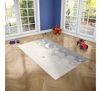 Oedim Alfombra Infantil Luna y Estrellas para Habitaciones PVC | 95 x 200 cm | Moqueta PVC | Suelo vinílico | Decoración del Hogar | Suelo Sintasol | Suelo de Protección Infantil |